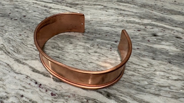 Narrow Copper Cuff — handcrafted pure copper cuff bracelet