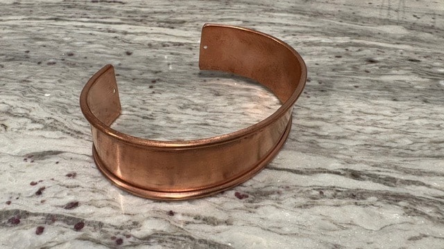 Wide Copper Cuff — handcrafted pure copper cuff bracelet